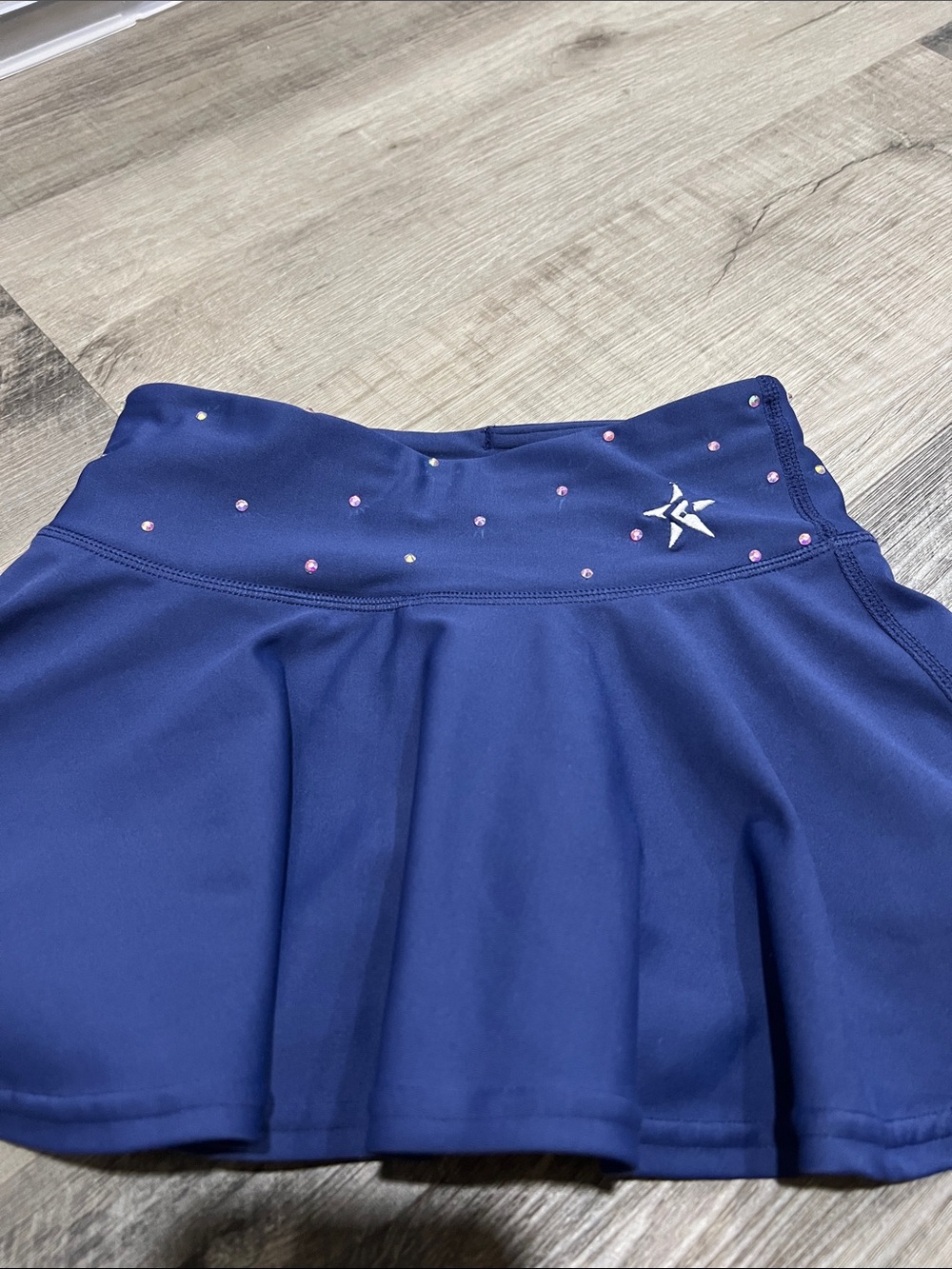 Rebel Athletic Flouncy skirt navy blue size YS - Picture 2 of 7